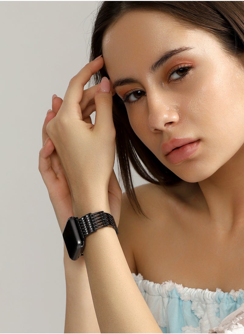 Haute Sauce Women's Industrial Watch Strap - Space Grey  - Image 3