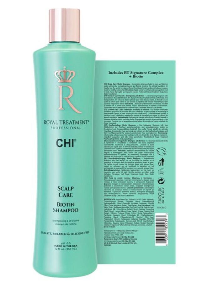 CHI Royal Treatment Scalp Care Biotin Shampoo 355ml  - Image 2