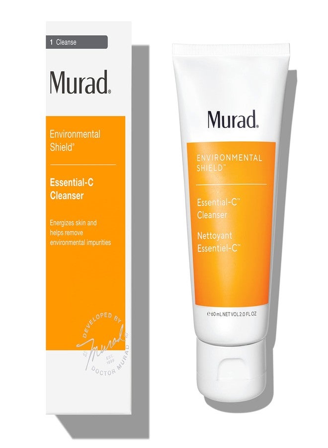 Murad Essential-C Facial Cleanser - Foaming Gel Face Wash- Vitamin & Antioxidant Rich Treatment Backed by Science, 2 Fl Oz - Image 1