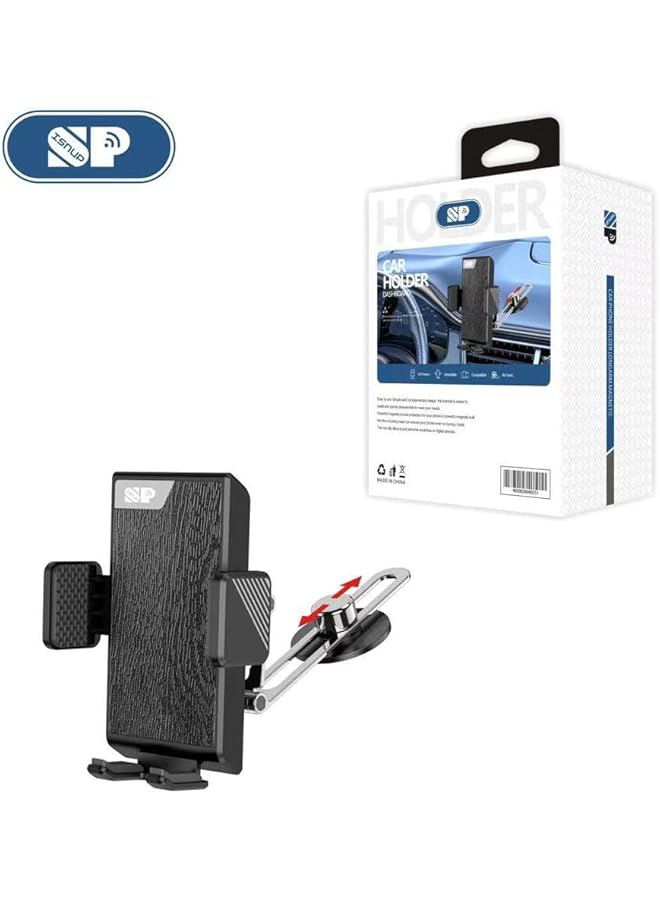 iSNUP New Generation Car Phone Holder, Air Vent Phone Holder Stand Car Upgraded Double Hook 360 Degree Adjustable Compatible With Iphone/Samsung And All 4.0"-7.0" Smartphones - Image 4