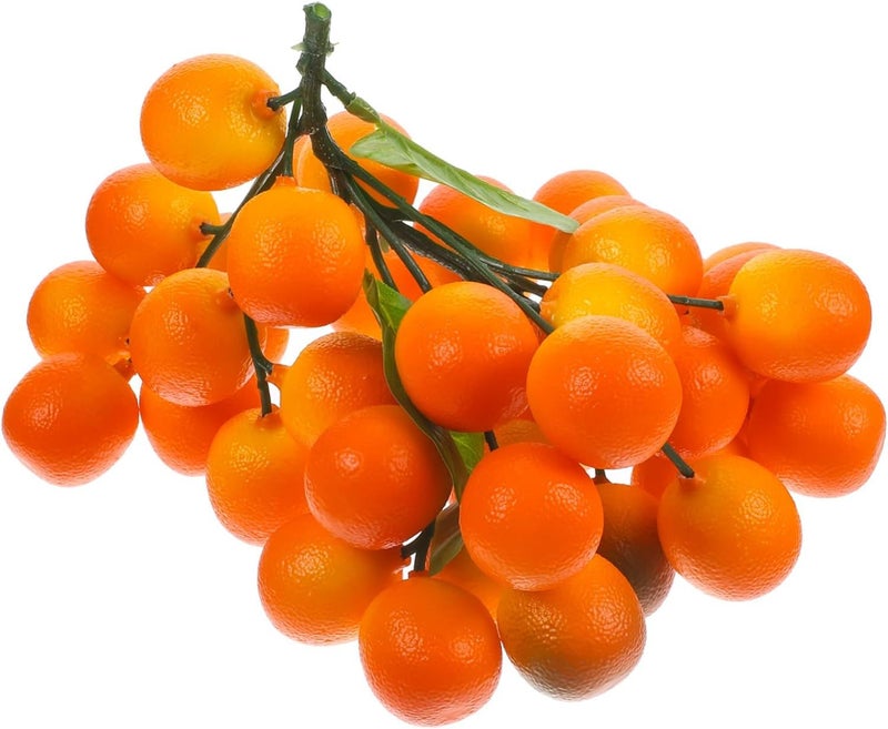 Realistic Orange String Decorative Fruit Home Decor Photo Prop Fine Craftsmanship - Image 1