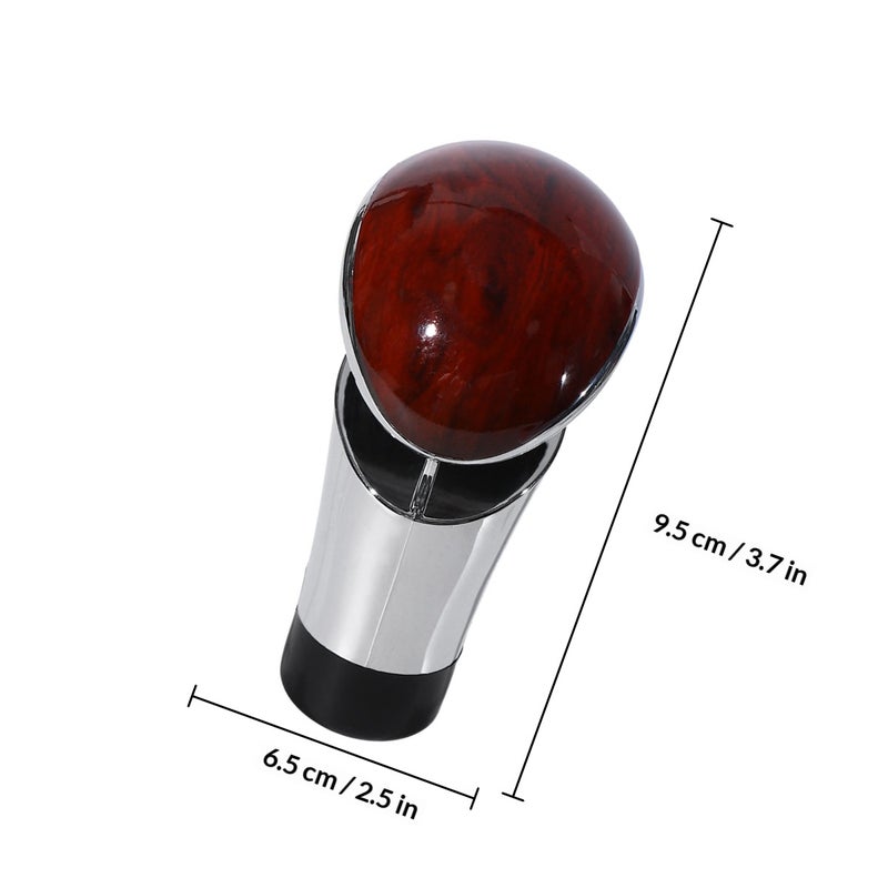 Car Gear Knob Automatic Transmission Lever Knob Accessories (Light Brown and ) - Image 2