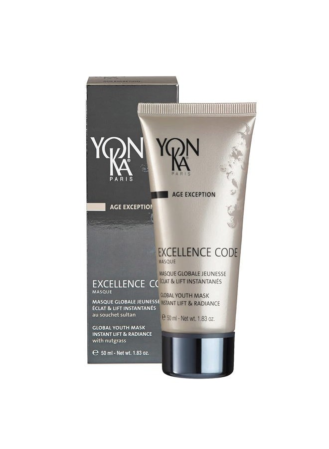 Yonka Yon-Ka Excellence Code Masque (50ml) Anti-Aging Face Mask and Overnight Sleep Treatment with Hyaluronic Acid, Lift and Firm Skin, Paraben-Free - Image 2
