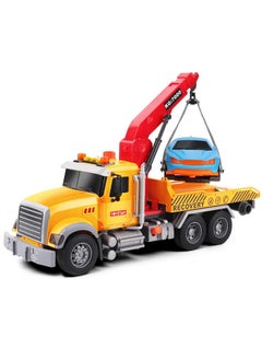 Kids Toys For 3 4 5 6 7 Years Old Boys, 15" Large Tow Truck Toy,Friction Powered Transport Truck Crane Toy With Lights And Sounds,With Roadster,Toddlers Gifts - pzsku/Z83DB327A2C1B18DD05ADZ/45/_/1734348246/03affa35-8a94-42db-ab74-a124b4fc36c0