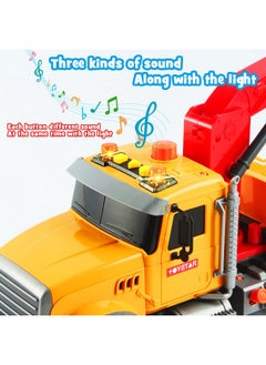 Kids Toys For 3 4 5 6 7 Years Old Boys, 15" Large Tow Truck Toy,Friction Powered Transport Truck Crane Toy With Lights And Sounds,With Roadster,Toddlers Gifts - pzsku/Z83DB327A2C1B18DD05ADZ/45/_/1734348253/42b85157-a1ce-4c7f-a215-f2096abe9713