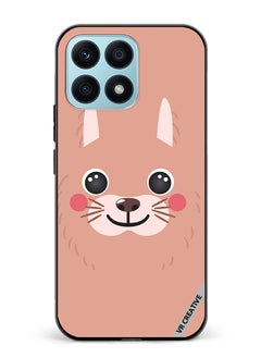 VR CREATIVE Protective Case Cover For Honor X8a Lama Cartoon Face Design Multicolour  - Image 1