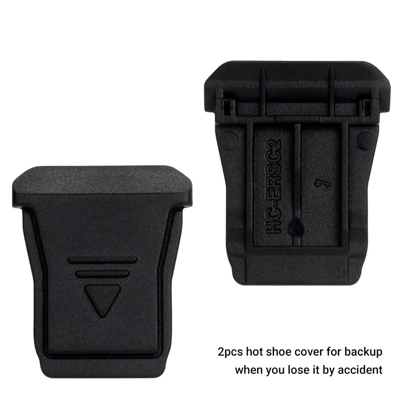 JJC 2PCS Camera Shoe Cover for Canon EOS R8 R50 R6 Mark II R5 Mark II R7 R10 R3 R5C,Replaces Canon ER-SC2 Shoe Cover, Flash Hot Shoe Cover Cap for Canon R8 R50 R6 R5 Mark II R7 R10 R3 R5C (NOT Fits EOS R5 - Image 4