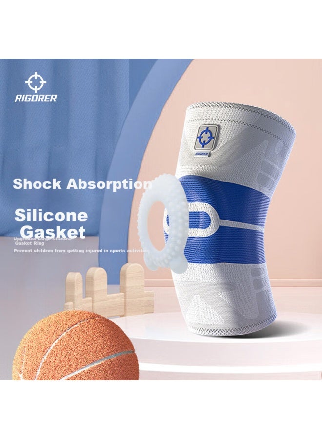 Rigorer Children's Knee Pads, Tian Dun Basketball Honeycomb Anti-collision Knee And Leg Guards, Breathable Protective Sports Gear, Black, Size L - Image 2