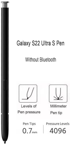 Befzygwk Galaxy S22 Stylus Pen Replacement for Samsung Galaxy S22 Ultra 5G Touch Stylus Pen, S22 S Pen Without Bluetooth Replacement + Tips/Nibs (White) - Image 4