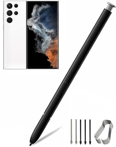 Befzygwk Galaxy S22 Stylus Pen Replacement for Samsung Galaxy S22 Ultra 5G Touch Stylus Pen, S22 S Pen Without Bluetooth Replacement + Tips/Nibs (White) - Image 1