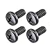 MAKERS BOLT Black License Plate Screws for BMW and Tesla M508 x 10mm Stainless Steel Black Oxidized in USA by Makers Bolt Pack of 4 - Image 2