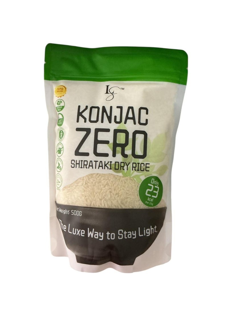 konjac zero shirataki dry rice 500g