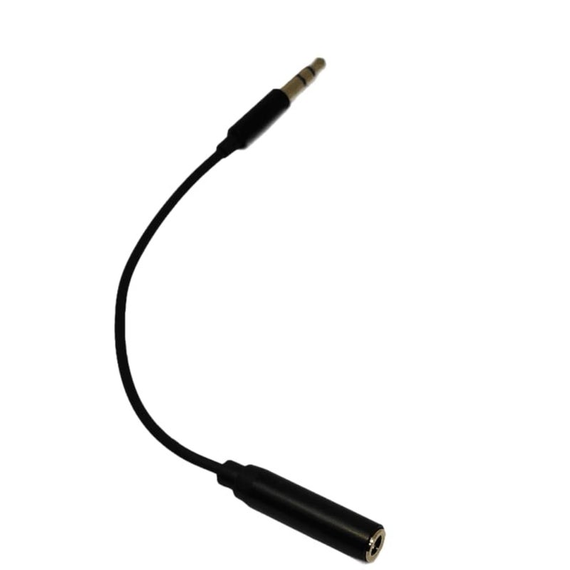 ELFOG ® 3.5mm Audio Female TRRS to Male TRS Cable Adapter Audio Converter For Go Pro Hero 12 11 10 9 Action Camera Accessories (13cm,Black) - Image 5