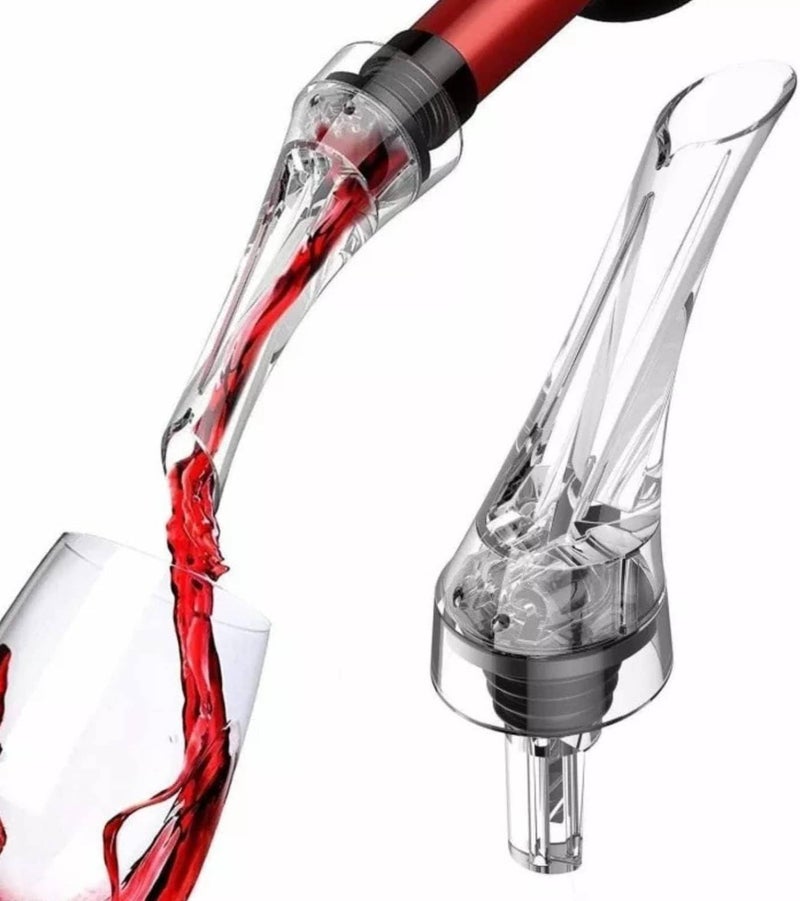 Incrizma Wine Aerator Pourer Spout - Professional Quality Wine Aerator Attaches to Wine Bottle for Improved Flavor, Enhanced Bouquet, Rich Finish and Bubbles, No-Drip, Spill. (1) - Image 1