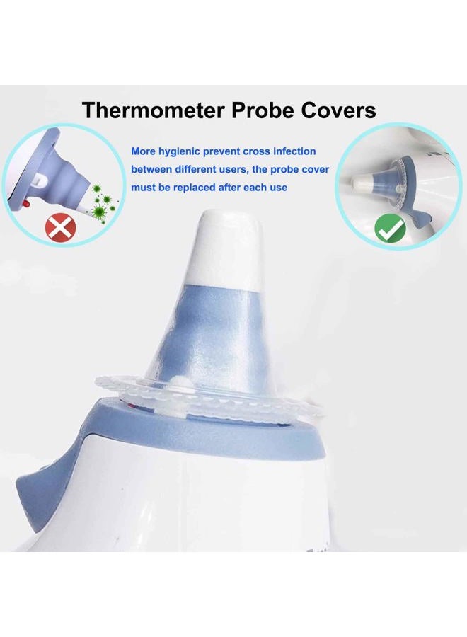 MOZEEDA 400 Pack Disposable Ear Thermometer Probe Covers Refill Lens Filters for All B raun Models and Digital Thermometers Sleeve - Image 4