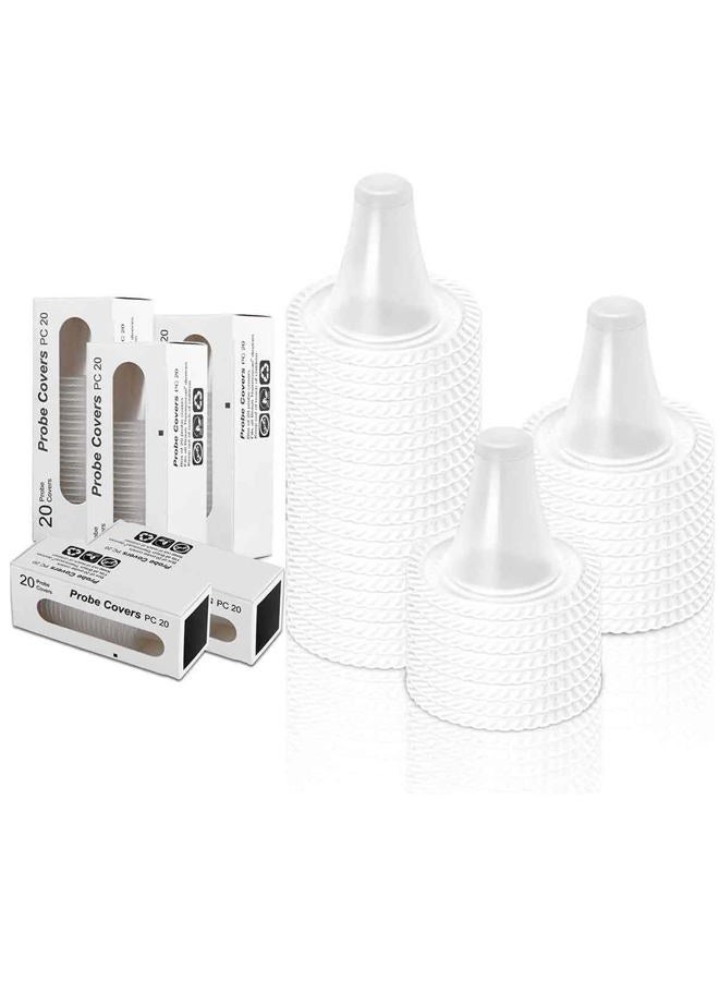 MOZEEDA 400 Pack Disposable Ear Thermometer Probe Covers Refill Lens Filters for All B raun Models and Digital Thermometers Sleeve - Image 1