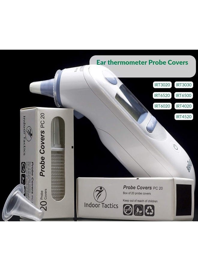 MOZEEDA 400 Pack Disposable Ear Thermometer Probe Covers Refill Lens Filters for All B raun Models and Digital Thermometers Sleeve - Image 5