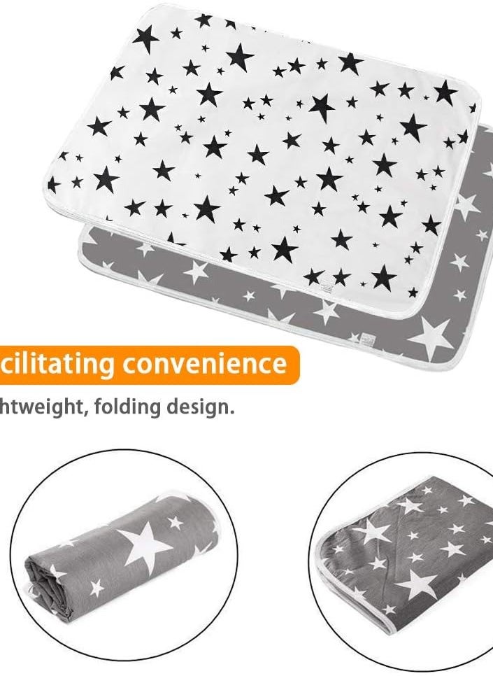 Moro Moro - Grey and white star bedspread - Image 1