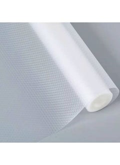 Thickened Transparent Drawer Mat Paper Heat Insulation Moisture Proof Table Pad Wardrobe Cabinet Shoe Cabinet Mat-Color:Flat Dot Grain-transparent-Specifications:45*500cm