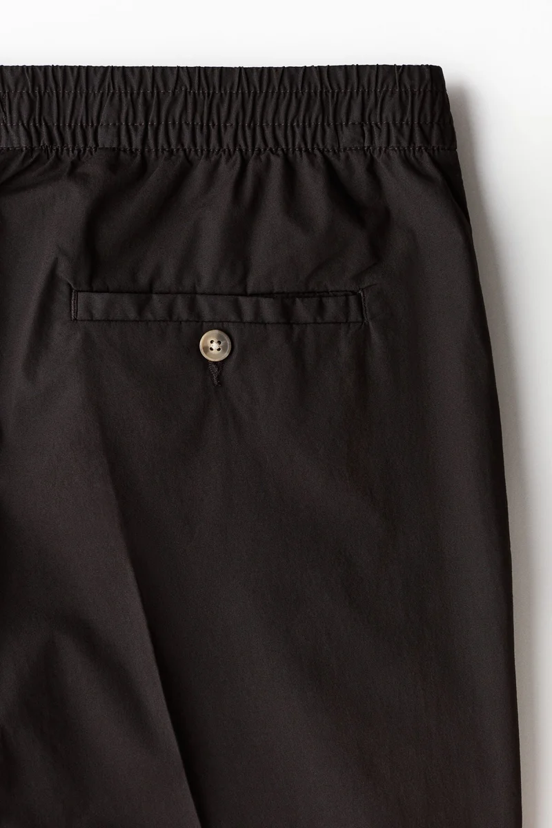 H&M Regular Fit Cropped cotton trousers