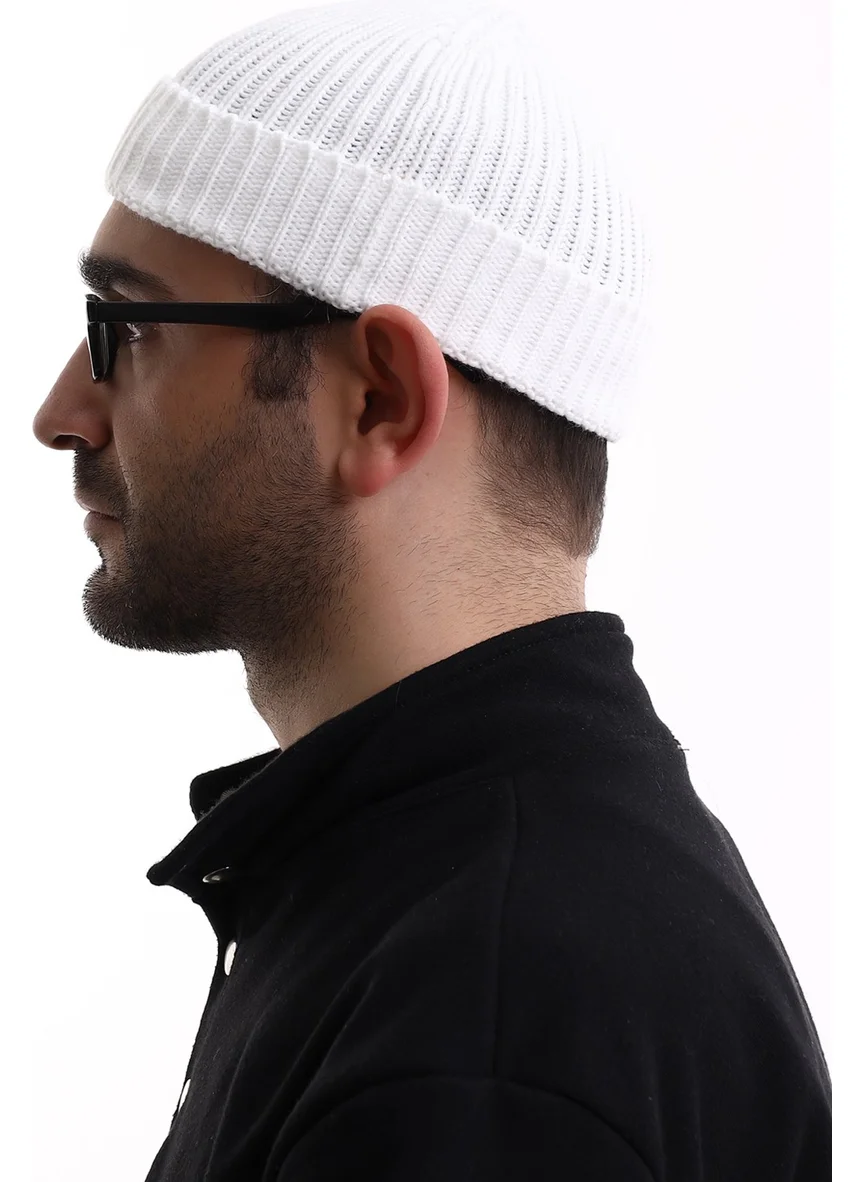 İhvan Online Orlon Folded Skullcap - White