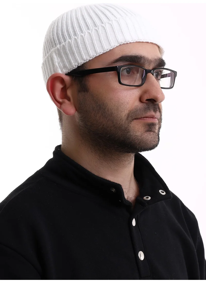 İhvan Online Orlon Folded Skullcap - White