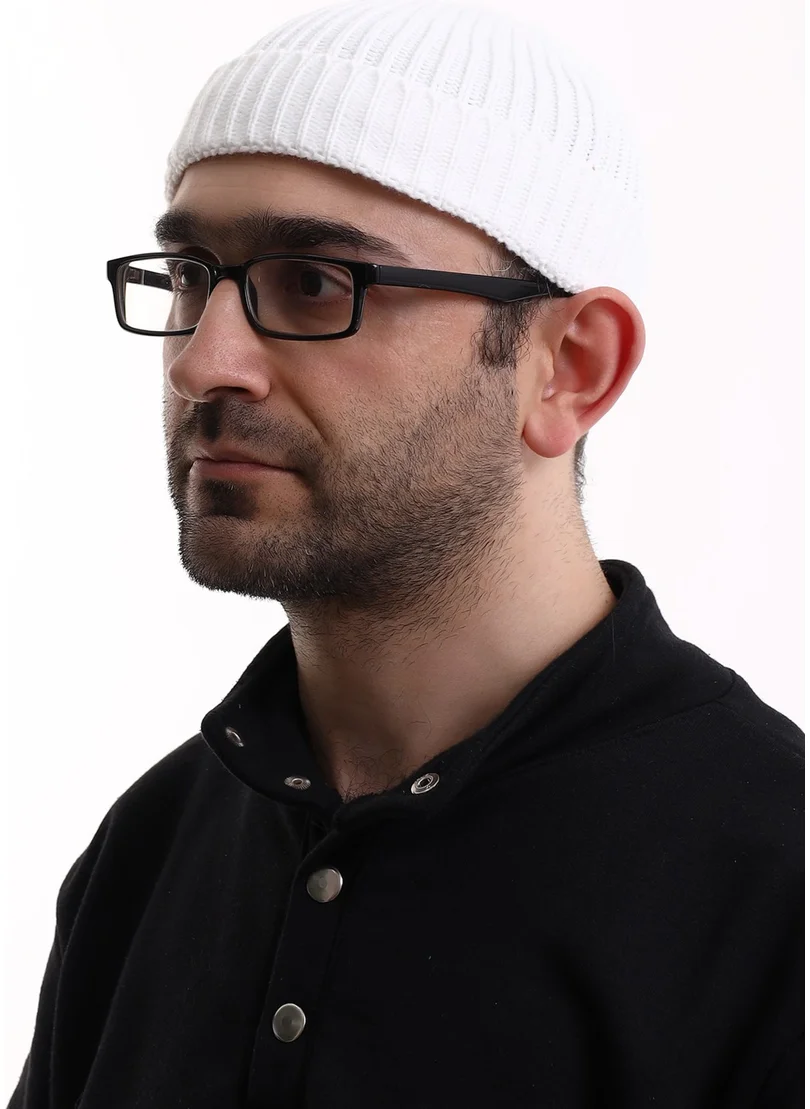 İhvan Online Orlon Folded Skullcap - White