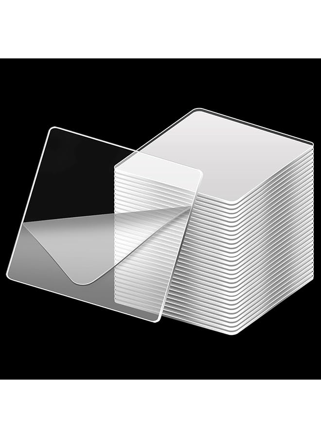 PROMASS 100PCS Double Sided Adhesive Pads for Mounting, 6cm Two Sided Pre-Cut Square Stick Tape for Walls Hanging, Clear Tape Waterproof Removable Strong Sticky Adhesive for Glass Metal Plastic Wood Leather  - Image 1
