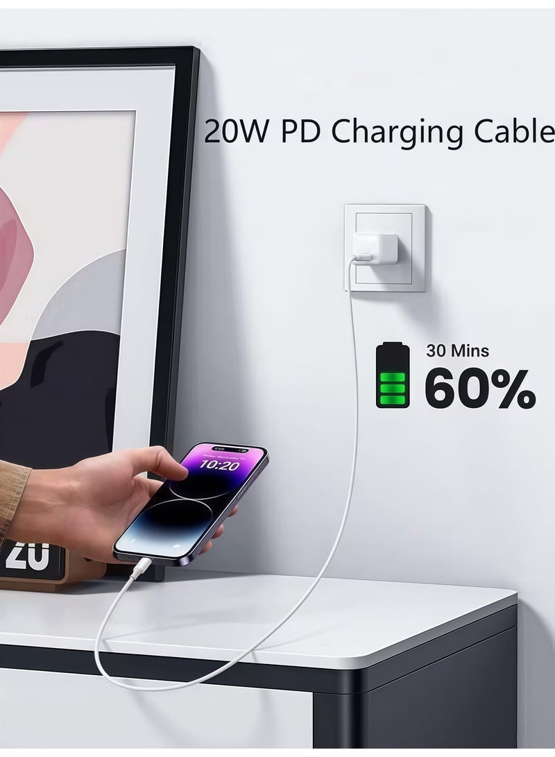 BlueHole iPhone Charger Cable 1M USB C to Lightning Cable Fast Charging Power Delivery PD 20W iPhone Charging Cable for iPhone 14/14 Pro/14 Plus/14 Pro Max, iPad Pro, iPhone 8-13 All Series - Image 2