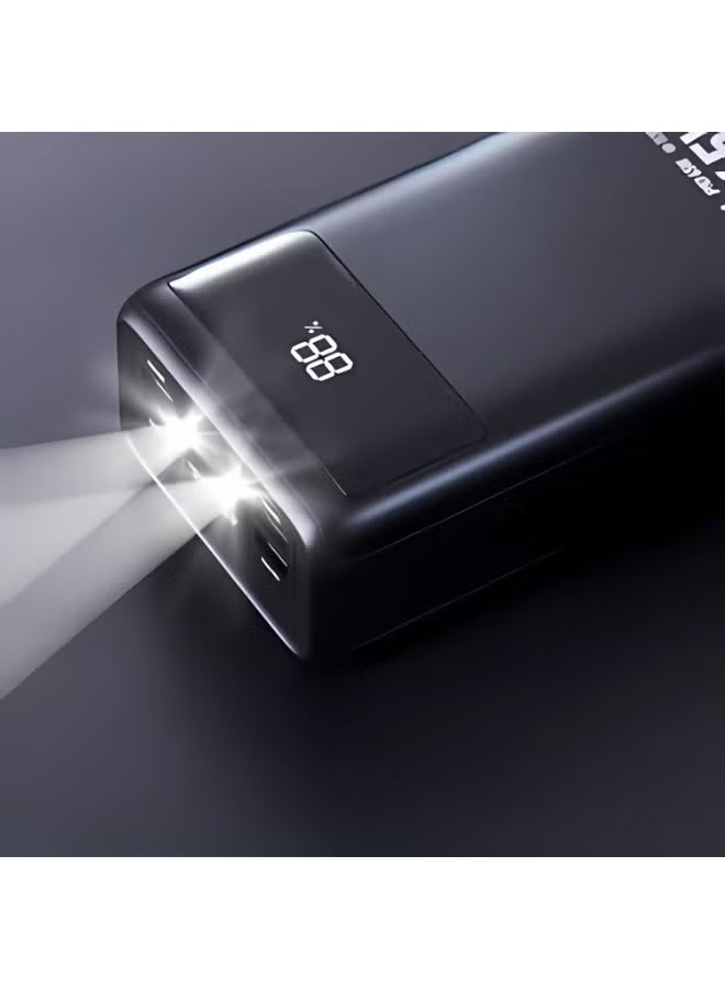 Lenyes 50000mAh Power Bank 65W Fast Charging, Digital Display, Built-in LED Flashlight, Multiple Fast Charging Modes, High Capacity Portable Battery Charger for Smartphones, Tablets & USB Devices - Image 2