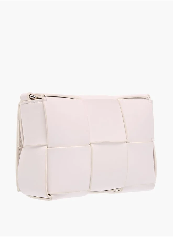 Flora Bella By Shoexpress Girls Textured Crossbody Bag With Detachable Strap And Flap Closure Ramadan Collection