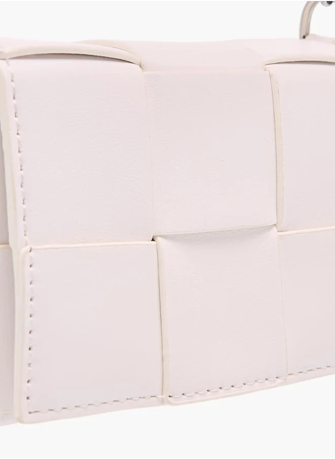 Flora Bella By Shoexpress Girls Textured Crossbody Bag With Detachable Strap And Flap Closure Ramadan Collection