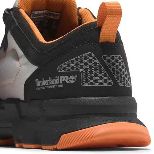 Timberland PRO Mens Powertrain EV Composite Safety Toe Industrial Athletic Work Shoe GreyOrange 7M - Image 3
