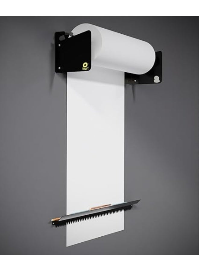 "On a Roll" - Wall Mount Paper Roll Chassis with 45cmx25m Paper Roll - Wall Sketch Board - Creative Sketch, Organize and Brainstorm Tool for Professionals, Creative Professional and Kids - Image 1