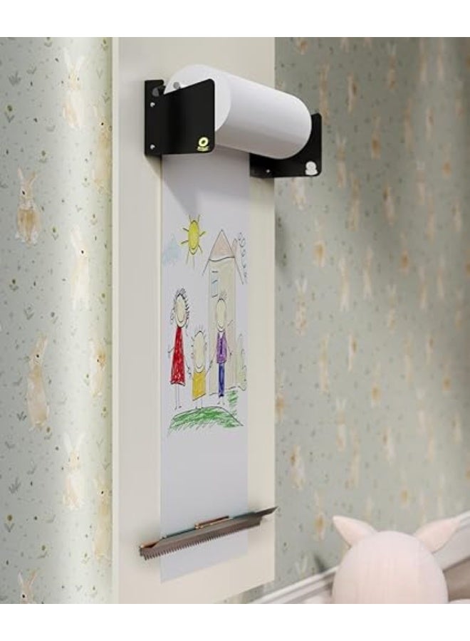 "On a Roll" - Wall Mount Paper Roll Chassis with 45cmx25m Paper Roll - Wall Sketch Board - Creative Sketch, Organize and Brainstorm Tool for Professionals, Creative Professional and Kids - Image 2