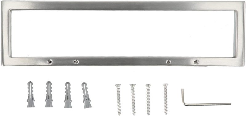 Stainless Steel Towel Rack, Wall Mounted Towel Holder, Square Thicken Bathroom Towel Bar with Brushed Finish, Heavy Duty Towel Hanger for Bathroom Kitchen Bedroom - Image 5