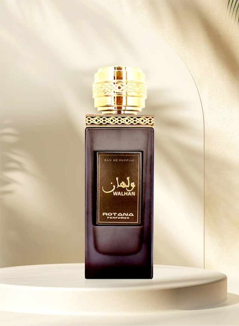 عطور روتانا ولهان أو دو بارفيوم 100 مل – عطر عربي يونيسكس طويل الثبات بنفحات الزعفران والهيل والفانيليا والعنبر - Image 3