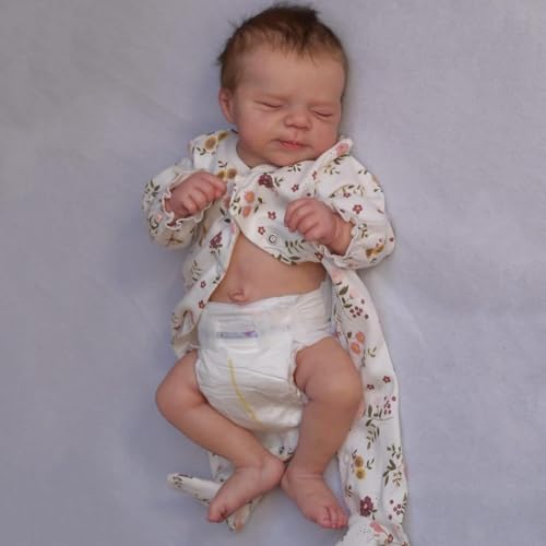 Zero Pam Realistic Reborn Baby Dolls Silicone Full Body 18 Inch Lifelike Baby Doll Boy with Full Body Vinyl Anatomically Correct Real Life Silicone Babys Doll with Accessories - Image 1