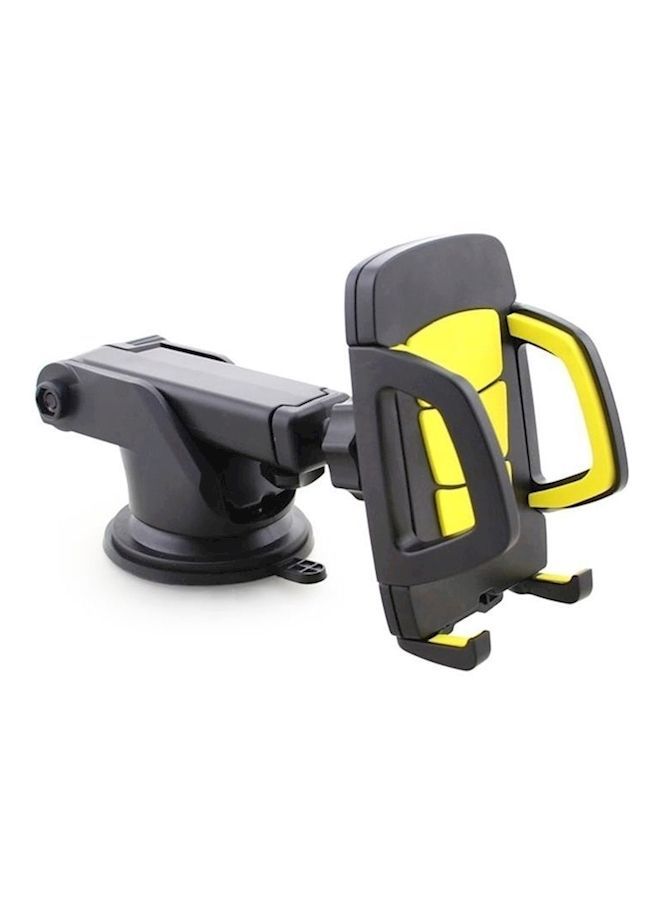 NIBEMINENT Flexible Car Dashboard Phone Holder For Samsung Galaxy Pocket 2 Yellow 