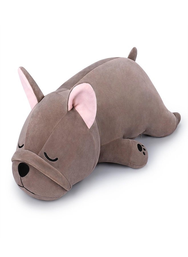 Auspicious beginning 30'' Giant French Bulldog Plush Stuffed Animal- French Bulldog Dog Plush Pillow Plushies, Large Sleeping Body Pillow Dog Plushie Toy, Christams Birthday Gifts for Kids Girls Boys - Image 1