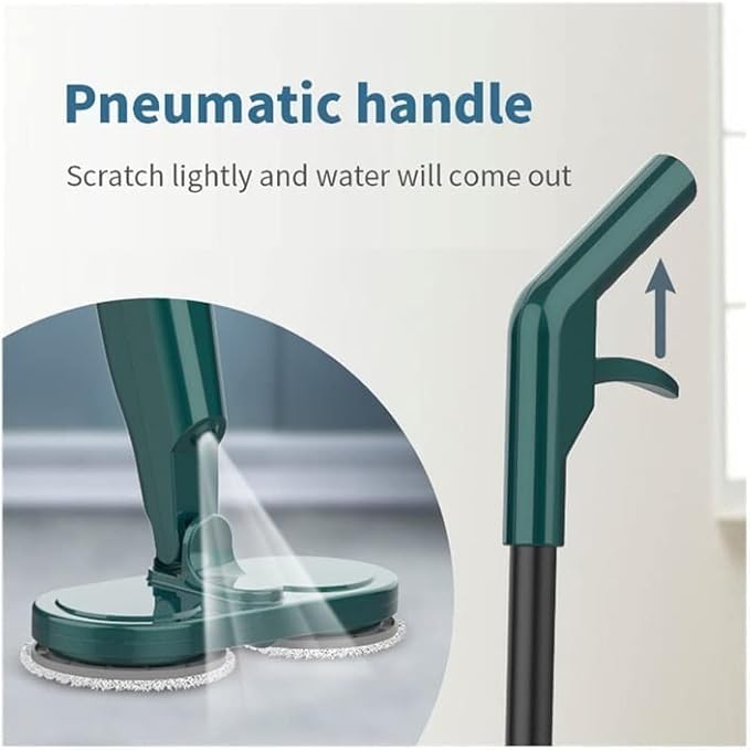 FEXMY FEXMY Cordless Electric Spray Mop Floor Mop With Sprayer Wireless USB Charging Spray with 4 Mop Clothes for Cleaning Lightweight for Wooden Tiles Hard Floors Home Kitchen Office use  - Image 4