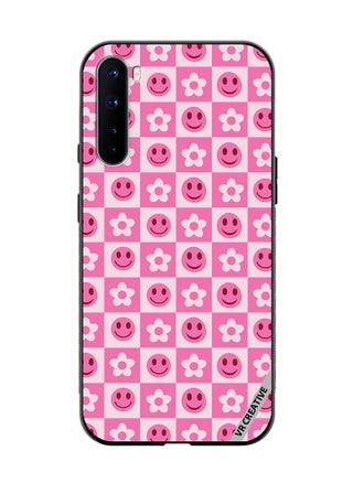 Protective Case Cover For OnePlus Nord Checkerboard And Flower Design Multicolour - pzsku/Z83DC9AFC03781044A56CZ/45/_/1683983906/43326042-f2ae-4533-9804-8729e77173d9