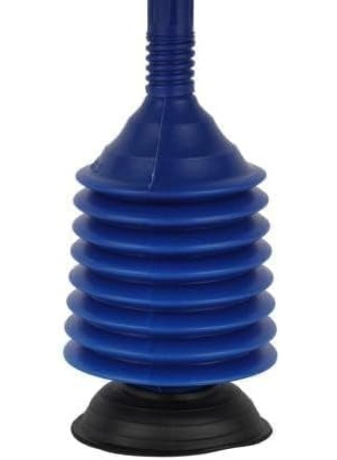 DELCASA Delcasa DC3057 Air Plunger with Rubber Force Cup, Blue  - Image 5
