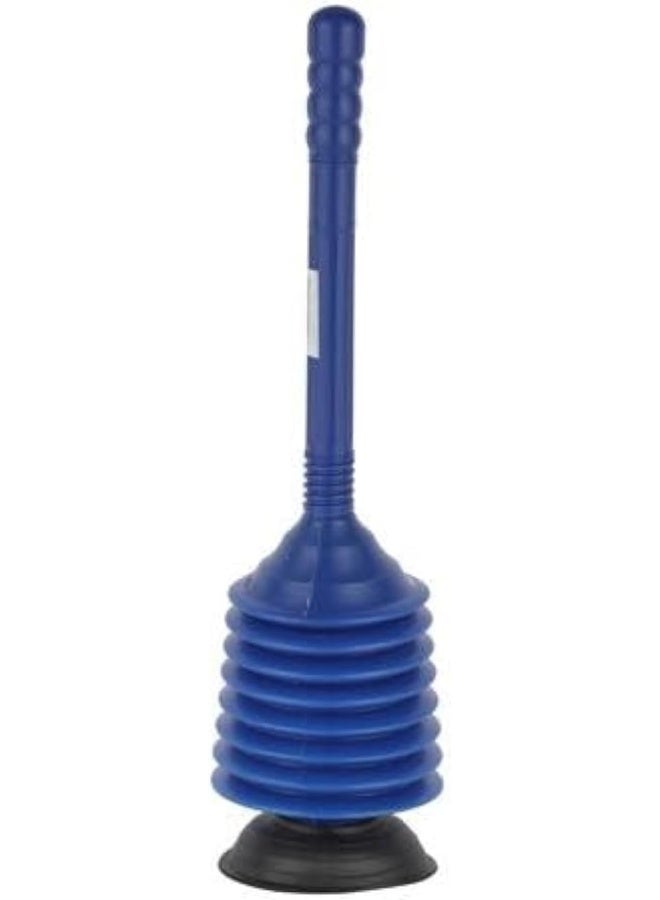 DELCASA Delcasa DC3057 Air Plunger with Rubber Force Cup, Blue  - Image 2