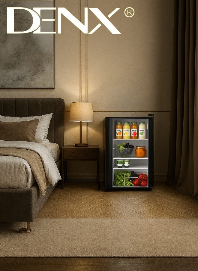 دينكس ثلاجة صغيرة بسعة 48 لتر من DENX – موديل DX4502 – تبريد مباشر، كفاءة طاقة عالية، تصميم معدني أنيق، مثالية للمنزل والمكتب والسكنات، أداء هادئ واستهلاك منخفض للطاقة 55 واط - Image 3