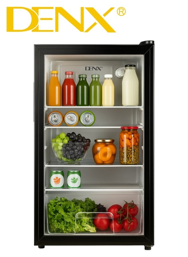 دينكس ثلاجة صغيرة بسعة 48 لتر من DENX – موديل DX4502 – تبريد مباشر، كفاءة طاقة عالية، تصميم معدني أنيق، مثالية للمنزل والمكتب والسكنات، أداء هادئ واستهلاك منخفض للطاقة 55 واط - Image 1