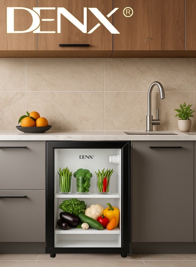 دينكس ثلاجة صغيرة بسعة 48 لتر من DENX – موديل DX4502 – تبريد مباشر، كفاءة طاقة عالية، تصميم معدني أنيق، مثالية للمنزل والمكتب والسكنات، أداء هادئ واستهلاك منخفض للطاقة 55 واط - Image 5