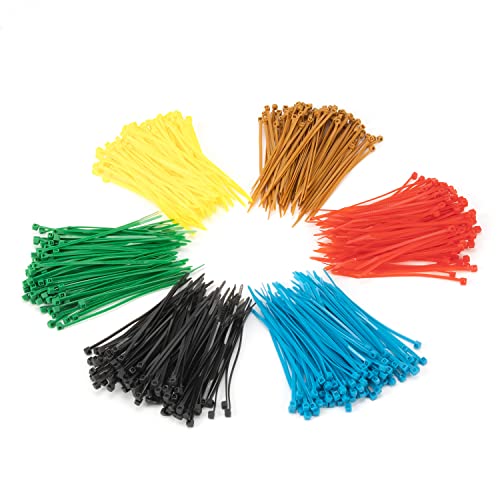 XINGO 1400 PCS Colored Zip Ties 4 Inch, Multicolor Zip Ties, Mix Packed 14 Color Plastic Wire Ties Assortment for Home Office Garden Garage and Workshop - Image 5