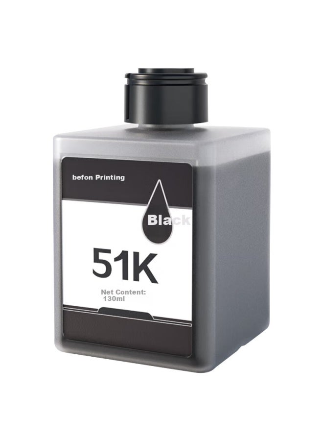 Befon 51 Black Ink For Deli L511W Inkjet Printer Cartridges Compatible With Deli L511Ws L512Ws L516Ws L519Ws Wireless Ink Tank Color Inkjet Printers - Image 4