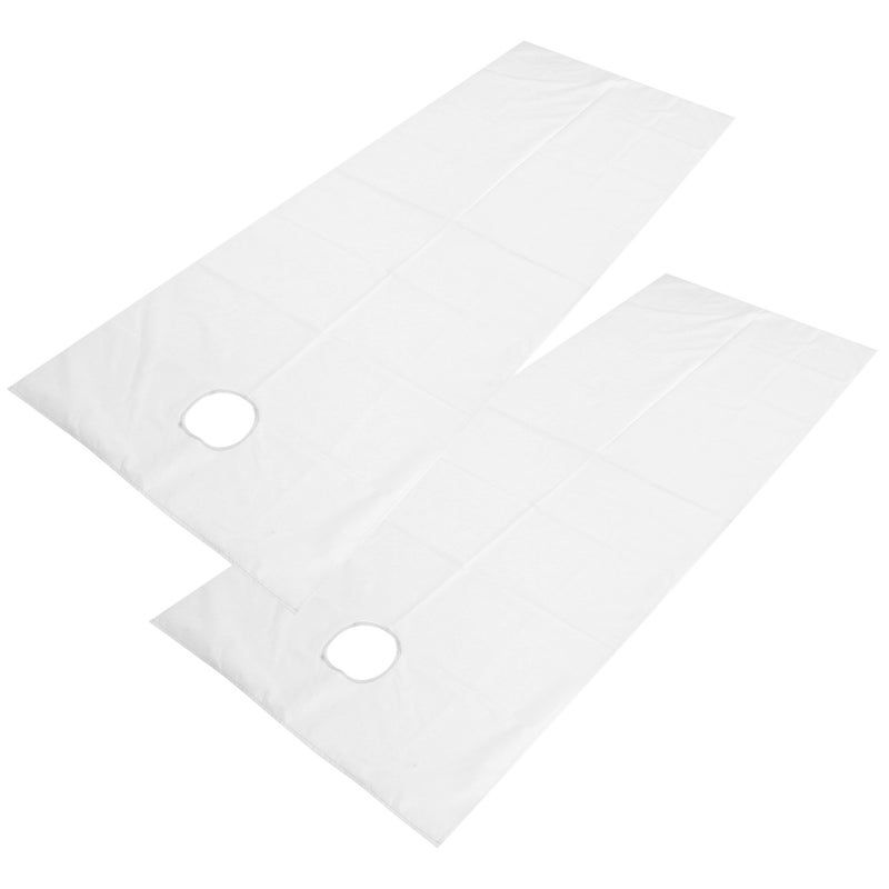 2pcs Beauty Salon Bed Sheets Breathable Oil Resistant Waterproof SPA Massage Table Cover SheetWhite - Image 3